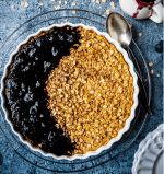 blueberry compote and pie