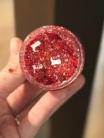 Glitter Hair Gel ( Red and White ) - Image 3