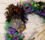 Mardi Gras Decor Wreath - Image 2