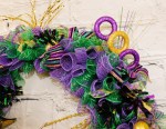 Mardi Gras Decor Wreath - Image 4