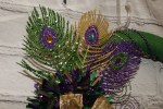 The Feathered Festivity Mardi Gras Wreath - Image 2