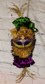 Glitter-ally Perfect Mardi Gras Wreath