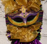 Glitter-ally Perfect Mardi Gras Wreath - Image 2