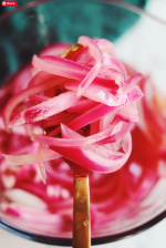 Pink Pickled Onions 2